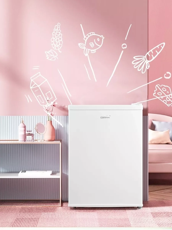 Холодильник RCD98WH1R, LED, GMCC, 66 л, однокамерный, белый