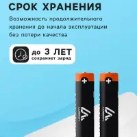 Батарейка солевая Luazon Super Heavy Duty, АА, R6, блистер, 2 штуки