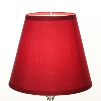 Абажур Е14 бордовый 15,5х15,5х13,7 см