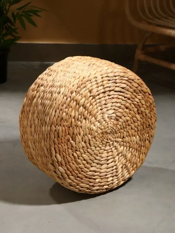 Пуфик 40х40х20 см, водный гиацинт