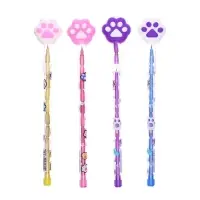 Карандаш-прикол Calligrata "Лапка", секционный, МИКС (штрихкод на штуке)