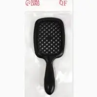 Расчёска массажная прям-к 7,5*17&plusmn;1см черн пак QF