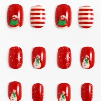 Детские накладные ногти на новый год &laquo;Новогодняя сказка&raquo;, 12 шт