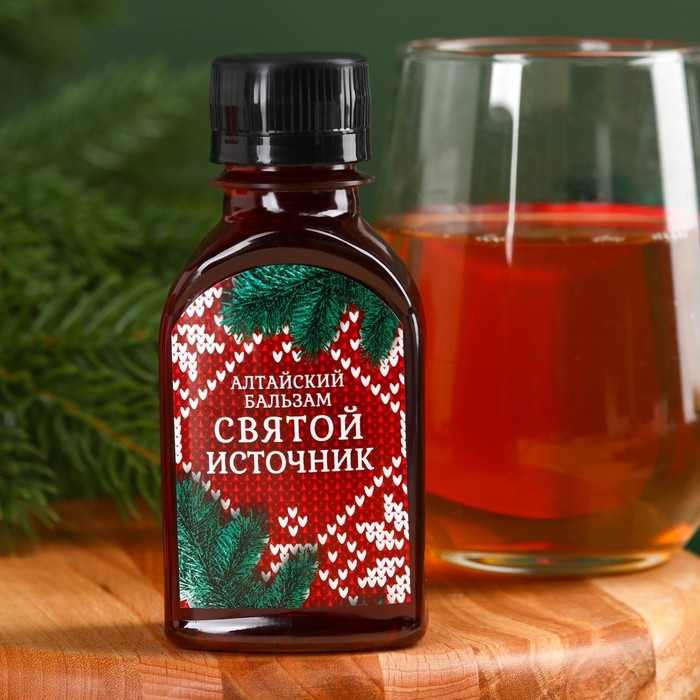 Подарочный набор &laquo;Тепла и уюта&raquo;: травяной чай 20 г., безалкогольный бальзам 100 мл.