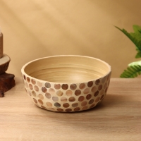 Миска 19,5х19,5х8 см, бамбук