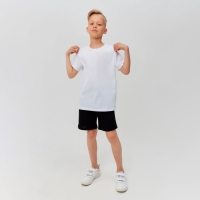 Футболка детская MINAKU цвет белый, рост 122