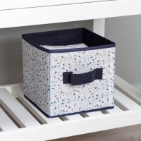 Короб для хранения Доляна &laquo;Мармелад&raquo;, 19&times;19&times;19 см, цвет белый