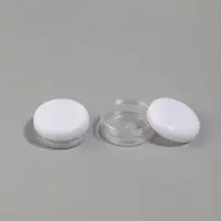 Баночки для хранения, 14 мл, набор - 2 шт, цвет белый/прозрачный