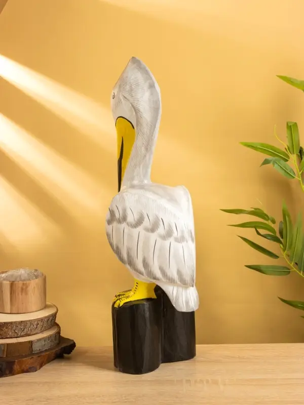 Сувенир &laquo;Пеликан&raquo;, 17&times;20&times;50 см, дерево, белый