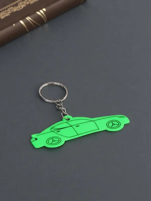 Светоотражающий брелок для ключей на кольце &laquo;Автомобиль&raquo;, пластик, 7.3&times;3 см, МИКС