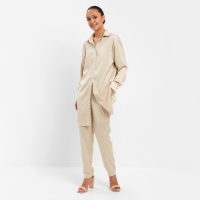 Комплект (сорочка, брюки) женский MINAKU: Light touch цвет бежевый, р-р 44 Комплект (сорочка, брюки) женский MINAKU: Light touch цвет бежевый, р-р 44