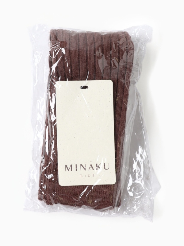 Лосины детские с лямками MINAKU, цв.коричневый, рост 74-80