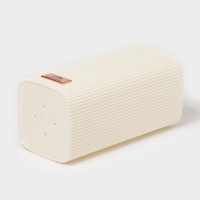 Подставка для ножей Доляна &laquo;Loft&raquo;, 11&times;11&times;22 см, пластик, бежевый