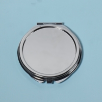 Зеркало складное, d = 6 см, цвет серебристый