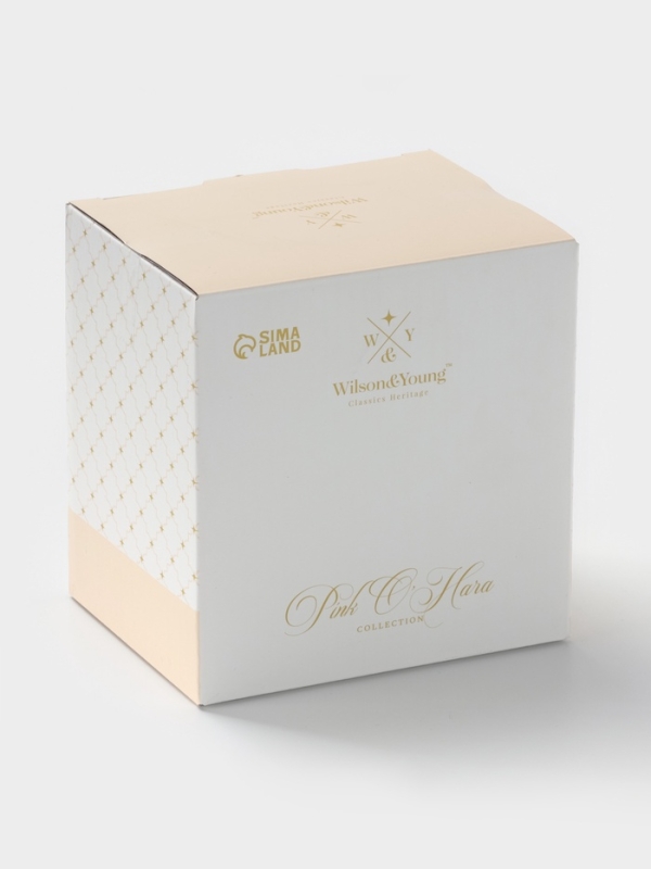 Кружка 350 мл WY  "Pink O'hara", чёрный