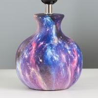 Настольная лампа "Корин" Е27 40Вт фиолетовый 22,5х22,5х32,5 см RISALUX