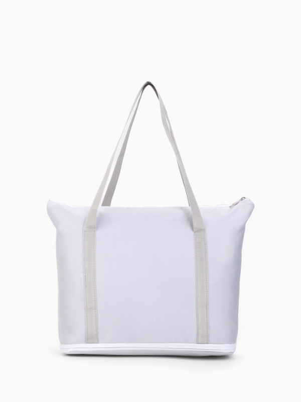 Сумка дорожная на молнии, серая Сумка дорожная на молнии, серая