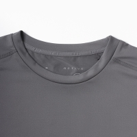 Футболка мужская Resport, р. 46, цвет серый, базовая, со вставками