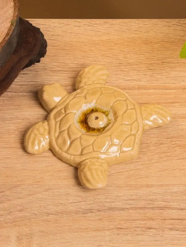 Подставка под благовония &laquo;Морская черепаха&raquo;, 10&times;10&times;2 см, керамика, МИКС