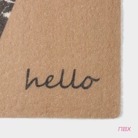 Коврик придверный Доляна &laquo;Мэнни&raquo;, 48&times;78 см