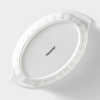 Форма для выпечки из жаропрочной керамики Magistro &laquo;Овал. Каспар&raquo;, 270 мл, 17&times;10&times;3,7 см