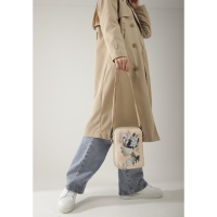 Сумка &laquo;Нежность&raquo;, 15х3х20, отд на молнии, длин ремень, бежевая