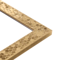 Рама для картин (зеркал) 30 х 40 х 2.7 см, пластиковая, Calligrata 651618, золото