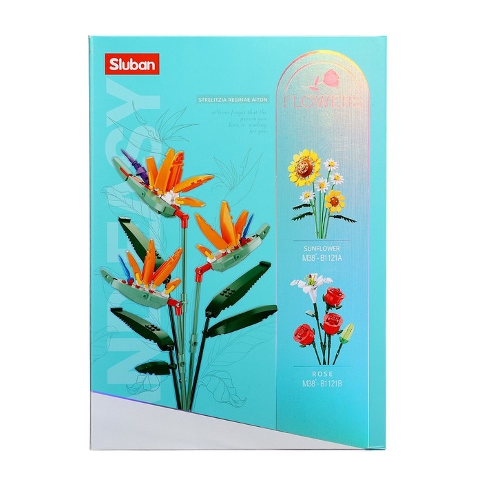 Конструктор &laquo;Цветы. Цветочная композиция&raquo;, 269 деталей