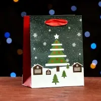 Пакет ламинированный &laquo;Ночь перед рождеством&raquo; 11.5&times;14.5&times;6 см