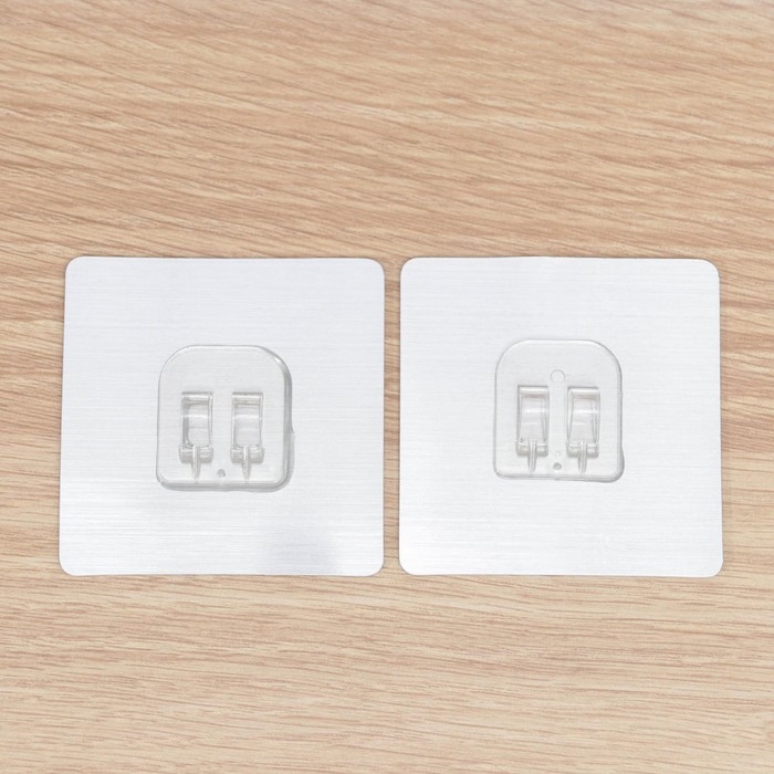 Полка для кухни Доляна, на липучках, 26&times;13,5&times;14 см, цвет чёрный