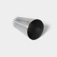 Насадка кондитерская &laquo;Французская звезда&raquo;, d=3,4 см, выход 1,7 см, нержавеющая сталь