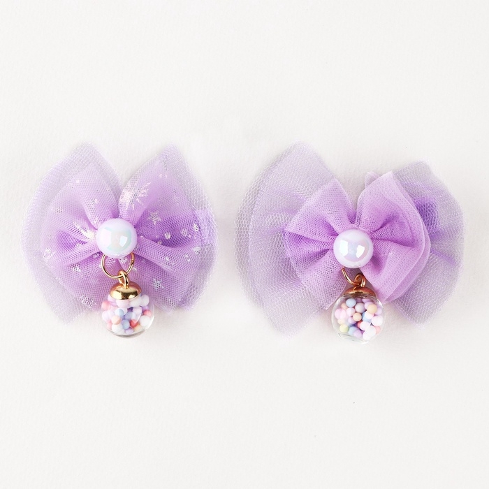 Заколка для волос с бантом &laquo;Самой нежной&raquo;, 7 х 5 см