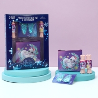 Набор детской косметики для девочки «Новый год! Верь в мечту», блеск для губ, косметичка, заколки Набор детской косметики для девочки «Новый год! Верь в мечту», блеск для губ, косметичка, заколки