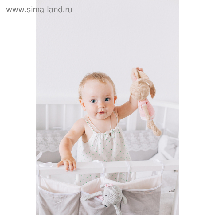 Набор для вязания. Амигуруми: мягкая игрушка своими руками &laquo;Зайка Рафаэлка&raquo;, 26 см