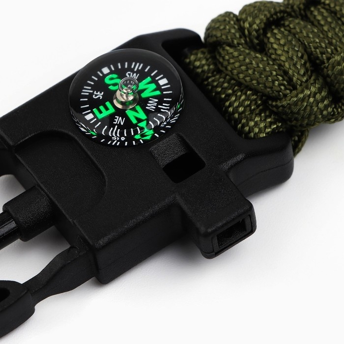 Браслет для выживания &laquo;Сильный духом&raquo;, 26 х 2,5 см.