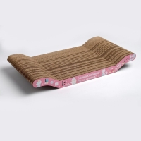 Когтеточка из картона &laquo;Маникюрный салончик&raquo;, 45 &times; 20 &times; 3 см