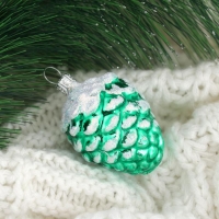 Ёлочная игрушка &laquo;Шишка кедровая&raquo;-2, h=5.2 см, МИКС