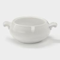 Супница фарфоровая Magistro &laquo;Бланш&raquo;, 600 мл, 20,5&times;15 см, цвет белый