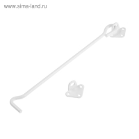 Крючок прутковый 300 мм, белый Крючок прутковый 300 мм, белый