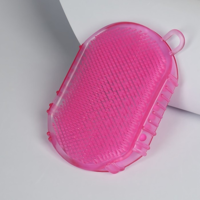 Массажёр антицеллюлитный &laquo;Варежка&raquo;, 15 &times; 11 &times; 2 см, с подвесом, цвет МИКС