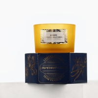 Свеча ароматическая в стекле &laquo;Ароматная клубника&raquo;, 5 х 7,1 см.