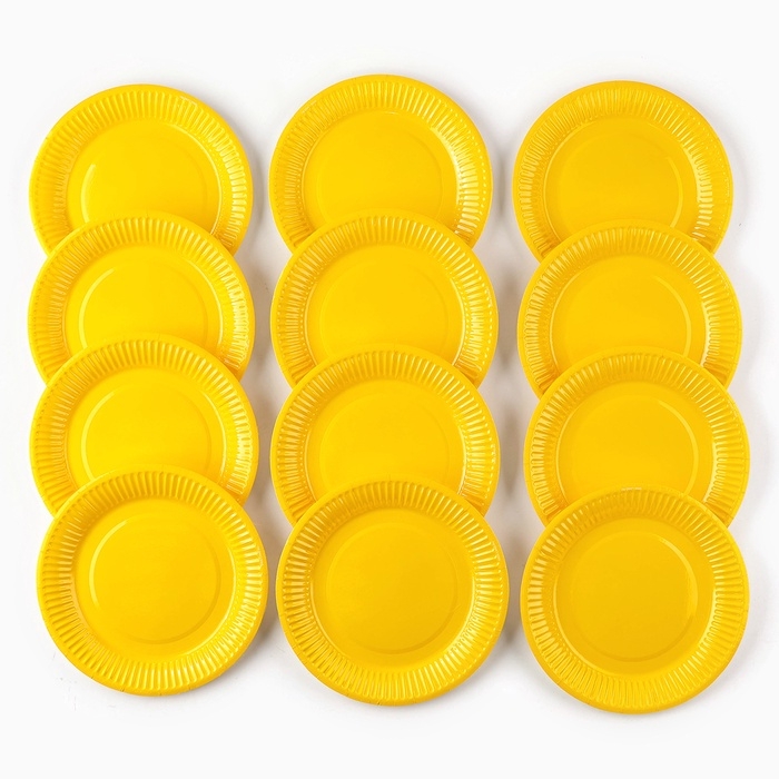 Набор посуды одноразовый &laquo;Смайлы&raquo;, 12 стаканов, 12 тарелок