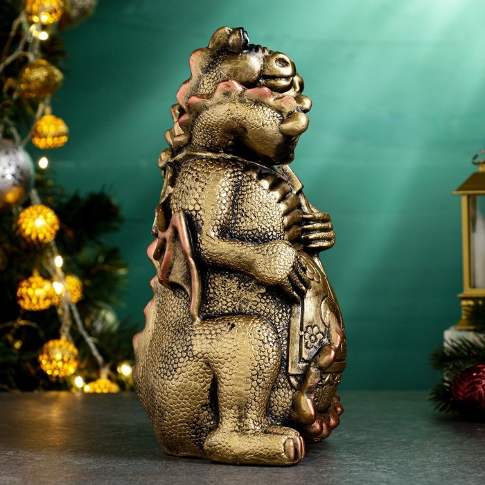 Копилка Копилка "Змей Горыныч" золото, 19х16см