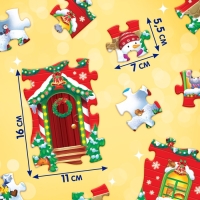 Пазлы с окошками «Новогодняя ночь», 6 окошек, 26 деталей Пазлы с окошками «Новогодняя ночь», 6 окошек, 26 деталей