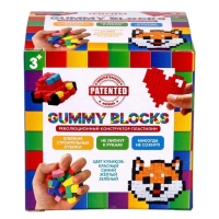 Конструктор &mdash; пластилин Gummy Blocks, разноцветные детали, МИКС