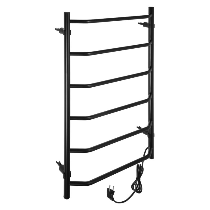 Полотенцесушитель электрический ZEIN PE-06 Полотенцесушитель электрический ZEIN PE-06 "Виктория", 500х800 мм, 6 перекладин, черный