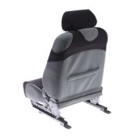 Комплект на передние сиденья "Бахтаг", 2 майки, 2 подголовника, светоотражающий принт