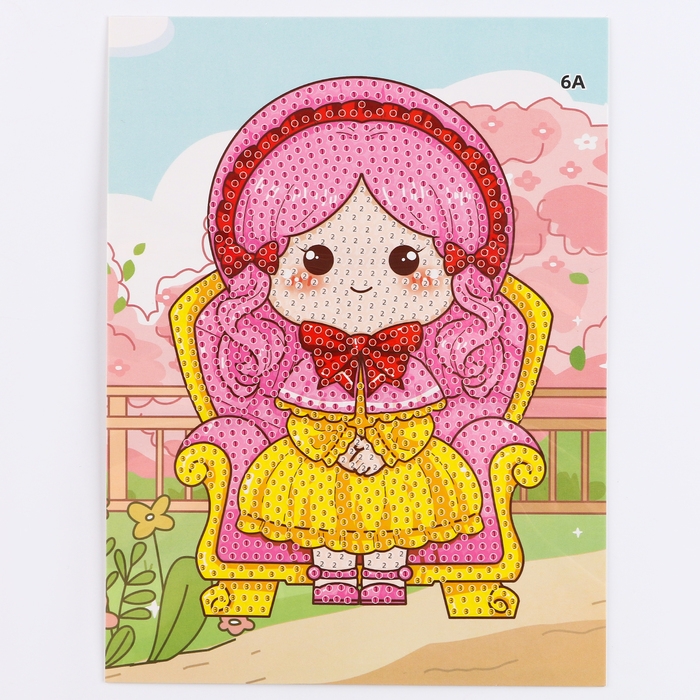 Алмазная вышивка &laquo;Башира&raquo; 13,7 &times; 18,3 см, картон, с частичным заполнением