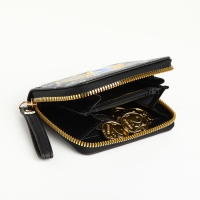 Кошелёк на молнии, цвет чёрный Кошелёк на молнии, цвет чёрный