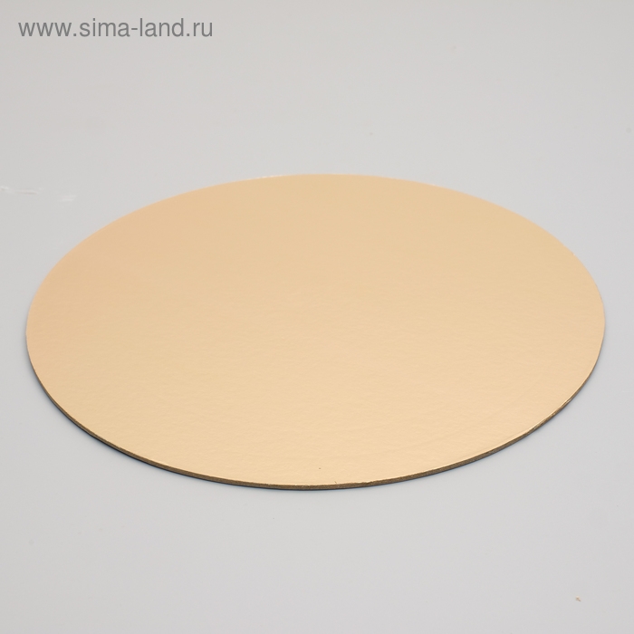 Подложка усиленная, золото - голубой, 30 см, 3,2 мм